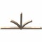 Ekena Millwork Redmond Smooth Timber Gable Bracket, Douglas Fir, 96"W x 48"H x 3 1/2"D x 3 1/2"F, 12/12 Pitch GBW096X48X0404RED00SDF - alternate 2